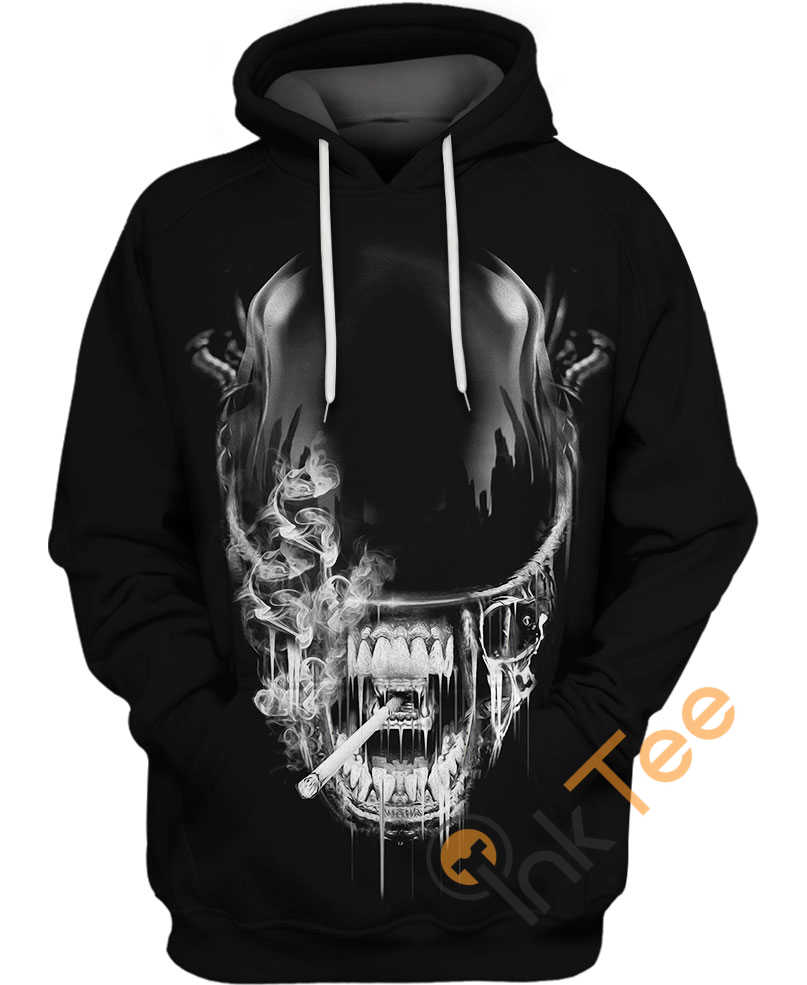 Alien Smoking Hoodie 3D