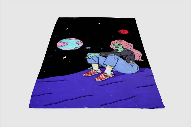 Aline Sherpa Fleece Blanket Gifts for Family, for Couple