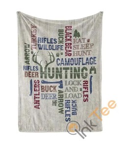 All About Hunting Sherpa Fleece Blanket Gifts for Family, for Couple