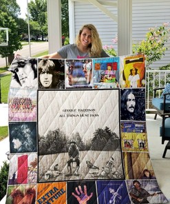 All Things Must Pass George Harrison Collection Quilt Blanket Bedding Set