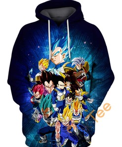All Vegeta?s Transformations Hoodie 3D