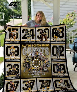 All-time Boston Bruins Greats Collection Quilt Blanket Bedding Set