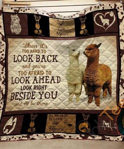 Alpaca Beside You Quilt Blanket Bedding Set