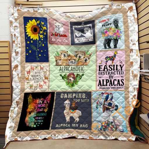 Alpaca Quilt Blanket Bedding Set