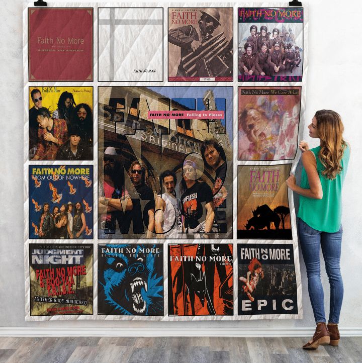 Alternative Metal Band Faith No More Throws Album Combined Quilt Blanket Bedding Set