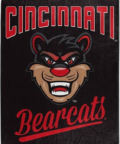 Alumni Silk Touch Blanket Cincinnati Bearcats Sherpa Fleece Blanket Gifts for Fans