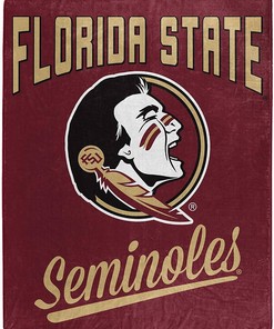 Alumni Silk Touch Blanket Florida State Seminoles Sherpa Fleece Blanket Gifts for Fans