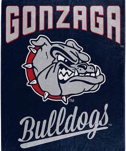 Alumni Silk Touch Blanket Gonzaga Bulldogs Sherpa Fleece Blanket Gifts for Fans