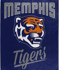 Alumni Silk Touch Blanket Memphis Tigers Sherpa Fleece Blanket Gifts for Fans