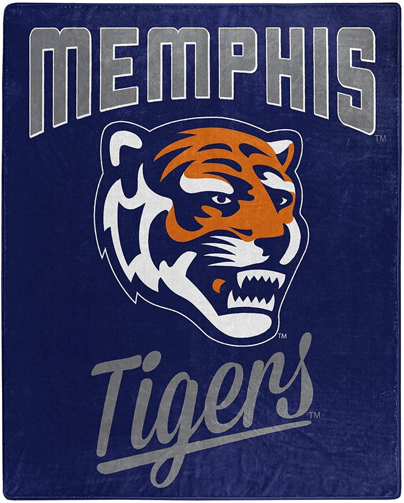 Alumni Silk Touch Blanket Memphis Tigers Sherpa Fleece Blanket Gifts for Fans