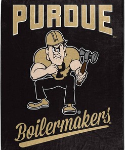 Alumni Silk Touch Blanket Purdue Boilermakers Sherpa Fleece Blanket Gifts for Fans