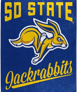 Alumni Silk Touch Blanket South Dakota State Jackrabbits Sherpa Fleece Blanket Gifts for Fans