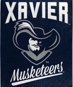 Alumni Silk Touch Blanket Xavier Musketeers Sherpa Fleece Blanket Gifts for Fans