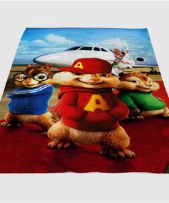 Alvin And The Chipmunks The Squeakquel Sherpa Fleece Blanket Gifts for Family, for Couple