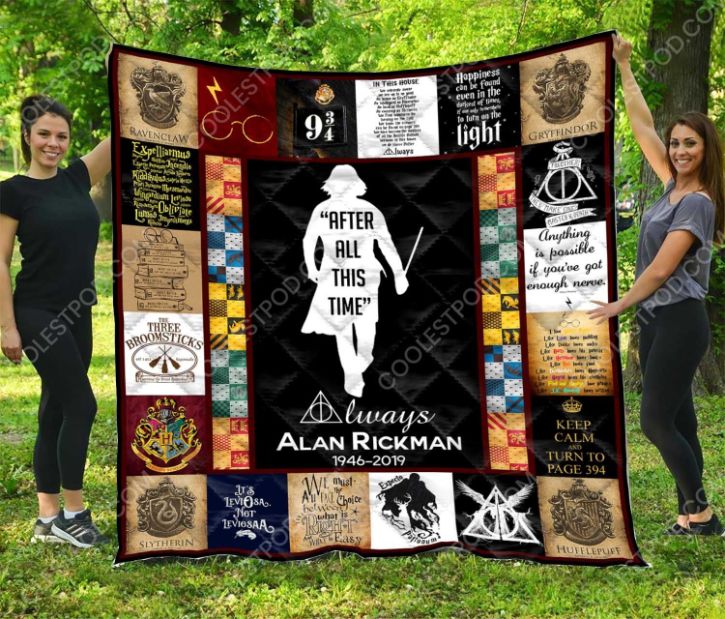 Always Alan Rickman 16 - 2019 Harry Potter Quilt Blanket Bedding Set