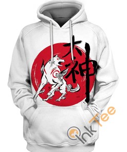 Amaterasu From Okami Hoodie 3D