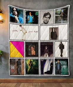 Amazing James Taylor Collected Album Covers Quilt Blanket Bedding Set