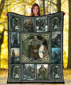 Amazing Vikings Viking Lover Sherpa Fleece Blanket Gifts for Family, for Couple