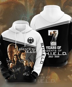 Amazon Sports Team Agents Of S.h.i.l.d Movie Character Anniversary Hoodie 3D