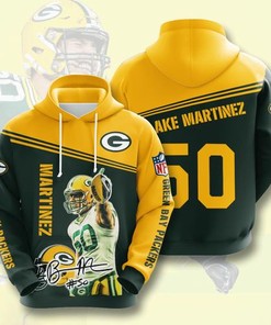 Amazon Sports Team Blake Martinez Green Bay Packers Hoodie 3D