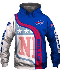 Amazon Sports Team Buffalo Bills Nfl Zipper For Fans Hoodie 3D