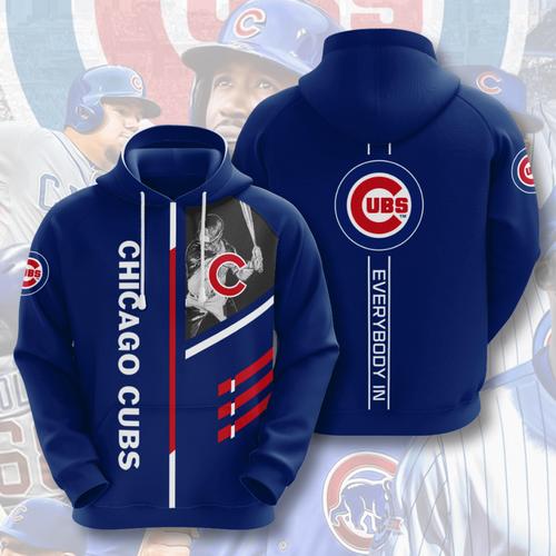 Amazon Sports Team Chicago Cubs All Over Print Hoodie 3D