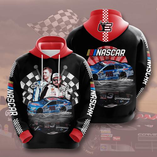 Amazon Sports Team Dale Earnhardt Jr Nascar Hoodie 3D