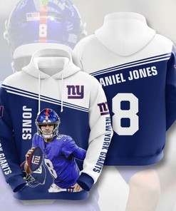 Amazon Sports Team Daniel Jones New York Giants Hoodie 3D