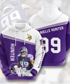Amazon Sports Team Danielle Hunter Minnesota Vikings Hoodie 3D
