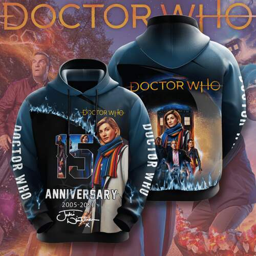 Amazon Sports Team Doctor Who Hoodie 3D