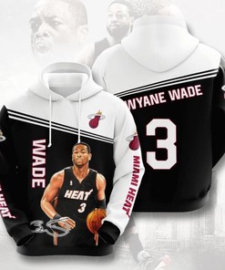 Amazon Sports Team Dwyane Wade Miami Heat Baby Yoda Hoodie 3D