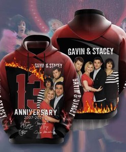 Amazon Sports Team Gavin & Stacey Movie Character Anniversary Hoodie 3D