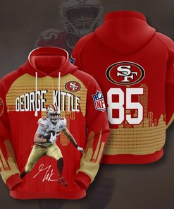 Amazon Sports Team George Kittle San Francisco Hoodie 3D