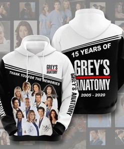Amazon Sports Team Grey?s Anatomy Movie Character Anniversary Hoodie 3D