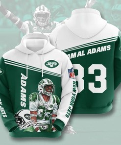 Amazon Sports Team Jamal Adams New York Jets Hoodie 3D