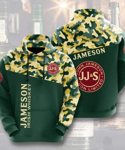 Amazon Sports Team Jameson Irish Whiskey Camo Hoodie 3D