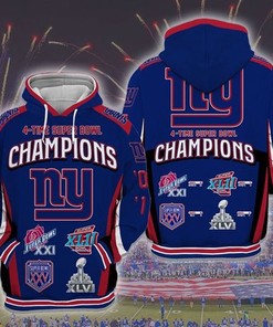 Amazon Sports Team New York Giants Nfl Hoodie 3D