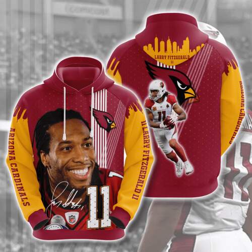 Amazon Sports Team Nfl Arizona Cardinals Sport All Over Print Hoodie 3D 1