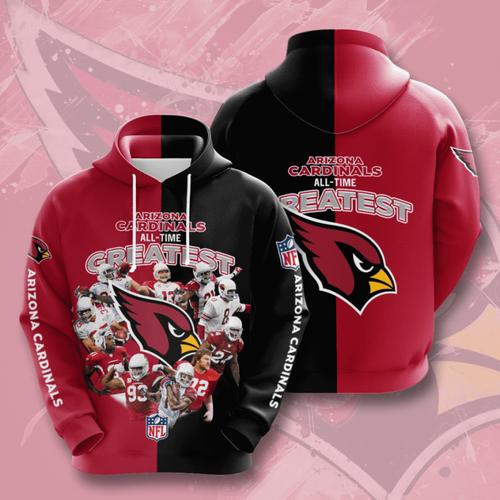 Amazon Sports Team Nfl Arizona Cardinals Sport All Over Print Hoodie 3D 5