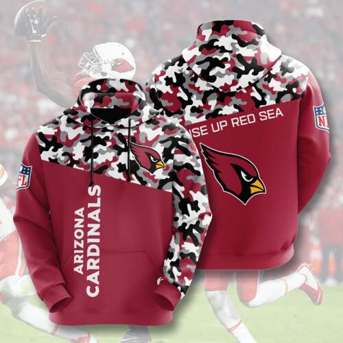 Amazon Sports Team Nfl Arizona Cardinals Sport All Over Print Hoodie 3D 8