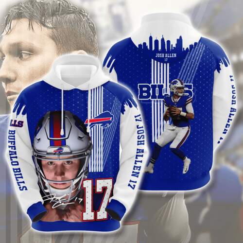 Amazon Sports Team Nfl Buffalo Bills Sport All Over Print Hoodie 3D 1