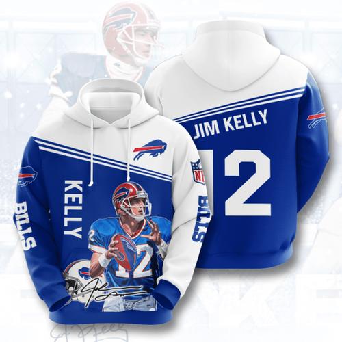 Amazon Sports Team Nfl Buffalo Bills Sport All Over Print Hoodie 3D 5