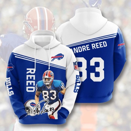 Amazon Sports Team Nfl Buffalo Bills Sport All Over Print Hoodie 3D 6
