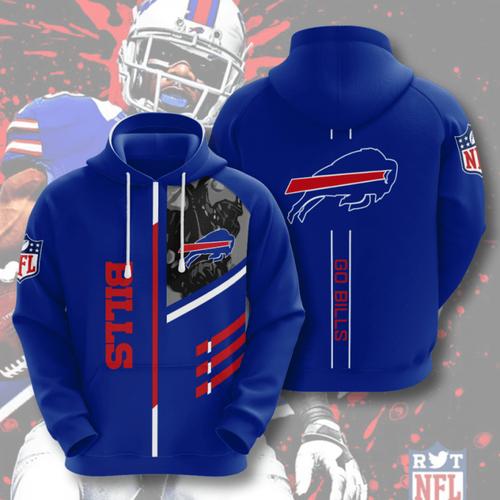 Amazon Sports Team Nfl Buffalo Bills Sport All Over Print Hoodie 3D 8
