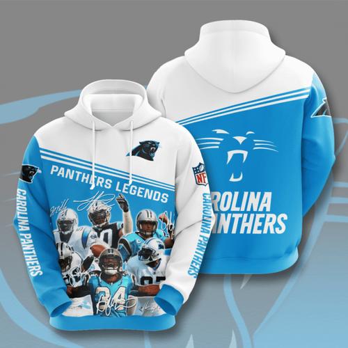 Amazon Sports Team Nfl Carolina Panthers Sport All Over Print Hoodie 3D 2