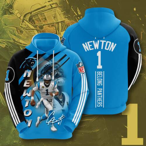 Amazon Sports Team Nfl Carolina Panthers Sport All Over Print Hoodie 3D 4