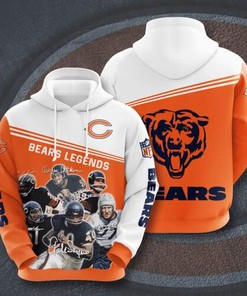 Amazon Sports Team Nfl Chicago Bears Sport All Over Print Hoodie 3D 7