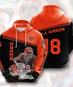 Amazon Sports Team Nfl Cincinnati Bengals Sport All Over Print Hoodie 3D 1