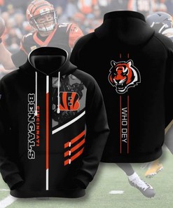Amazon Sports Team Nfl Cincinnati Bengals Sport All Over Print Hoodie 3D 4