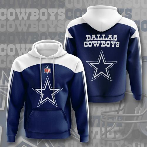 Amazon Sports Team Nfl Dallas Cowboys Sport All Over Print Hoodie 3D 2